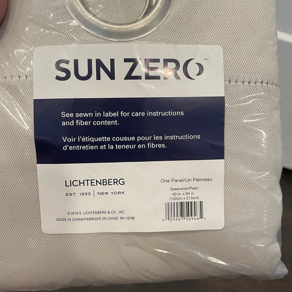 Sun Zero Blackout Energy Efficient Grommet Curtains 40